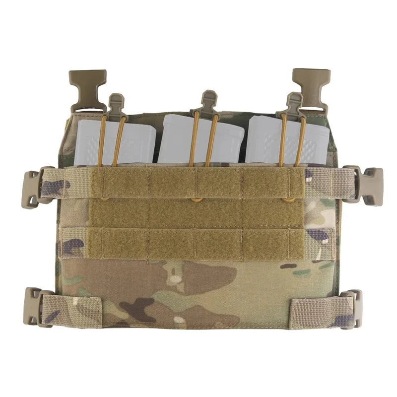 Tactical R Series Triple Mag Plate Jump Flap Pouch 5.56 Mag Holder For M4 Front Panel Plate Carrier Chest Rig Vest Outdoor