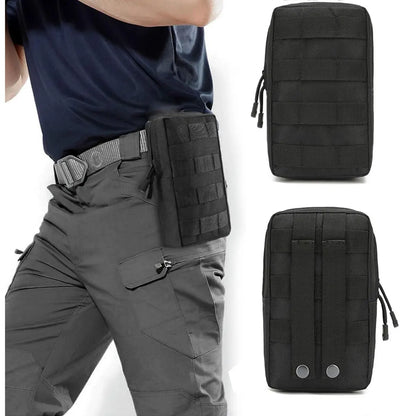 Tactical Molle Pouch Belt Waist Pack Bag Small Phone Pocket Waist Military Running Pouch Travel Airsoft Camping Bags