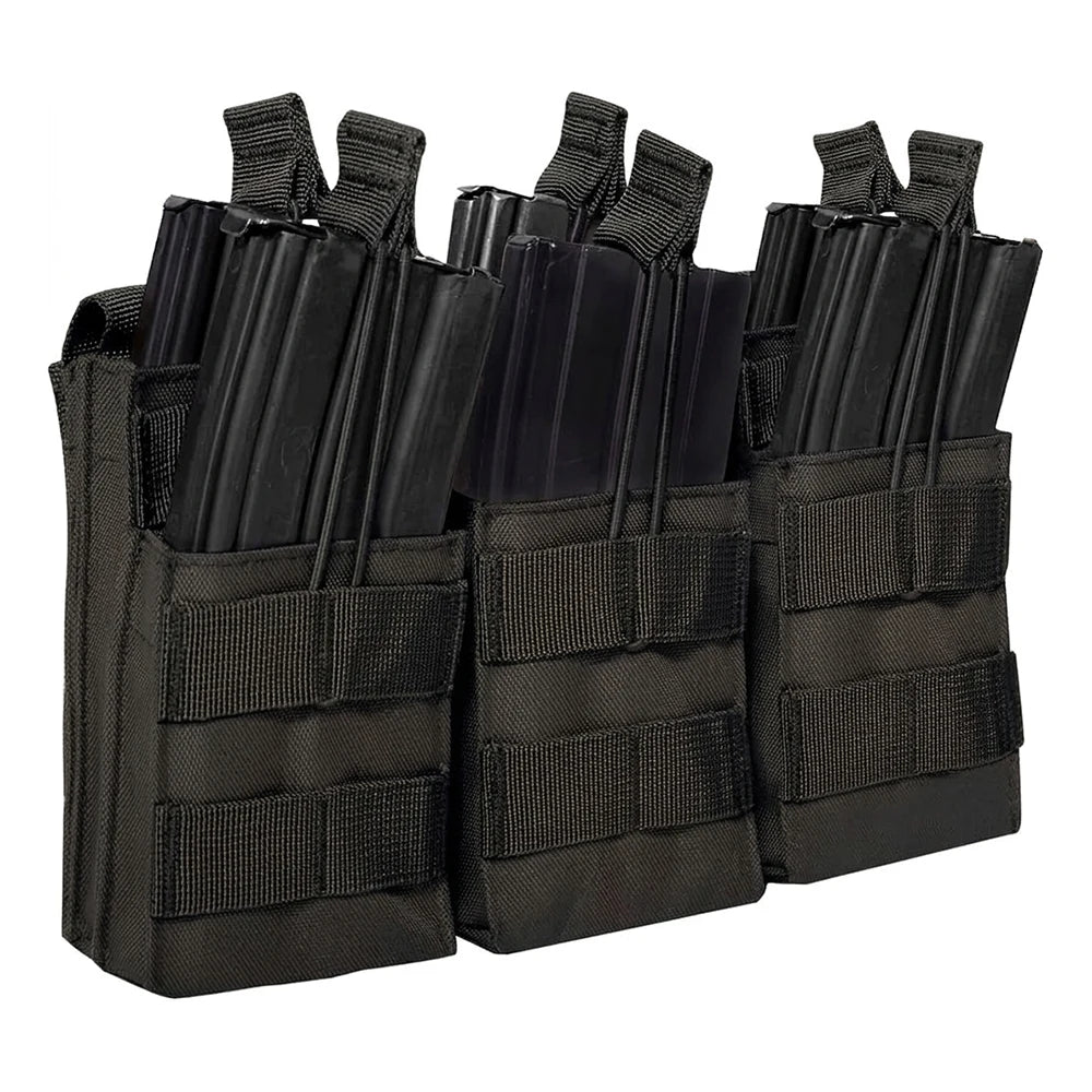 Tactical Single/Dual/Triple/Six Magazine Bag Molle Mag Pouch for Airsoft Ammunition 5.56mm M4 AR15 AK Assault Rifle Hunting