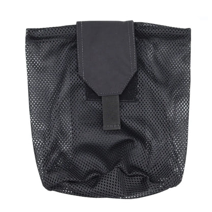 New Folding Mesh Drop Pouch Tactical Molle Magazine Dump Pouch Recycling Bag Hunting Airsoft Bags