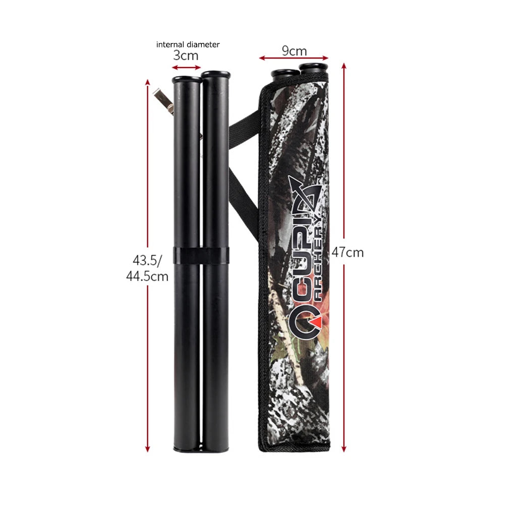 Archery Quiver Holder Bag Bottom Thickening Bow Storage Bag Adjustable Strap for Outdoor Archery Hunting Accessories