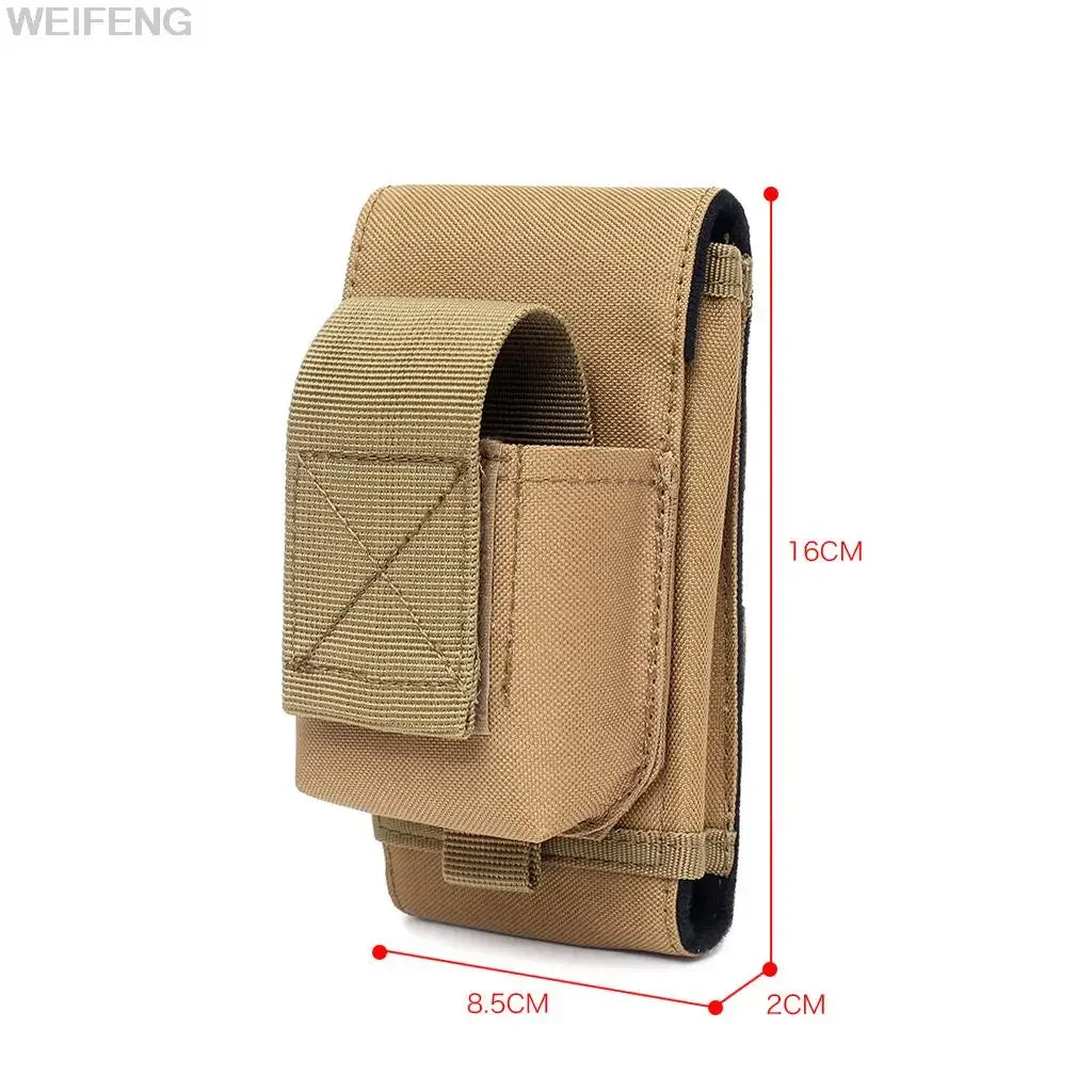 Tactical Cell Phone Belt Cigarette Pouch Holder Waist Pack Hunting Accessories Bag Outdoor Molle Mobile Phone Bag