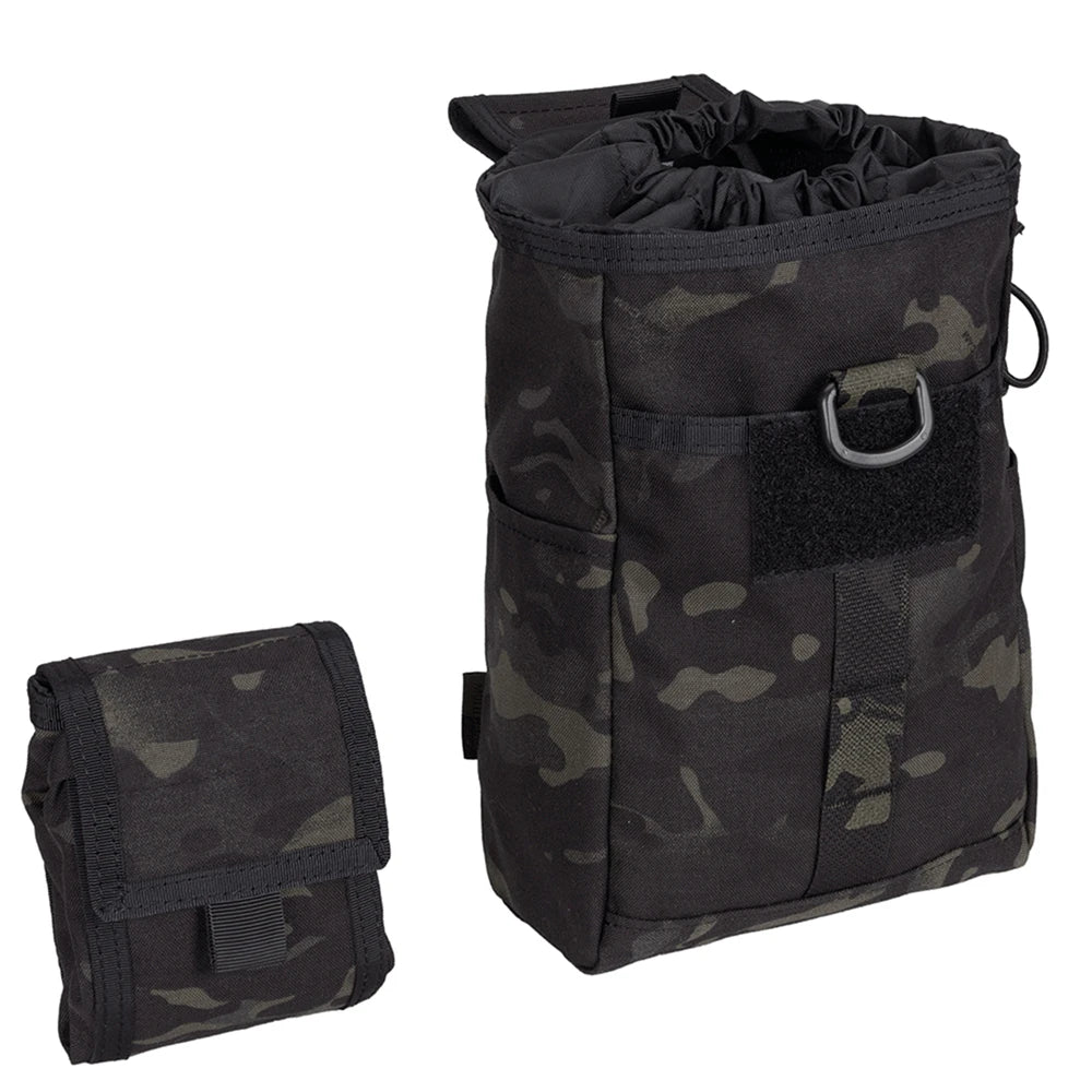 EXCELLENT ELITE SPANKER Outdoor Molle Folding Dump Drop Pouch Recycling Bag Garbage Bags Tactical Equipment Storage Bag