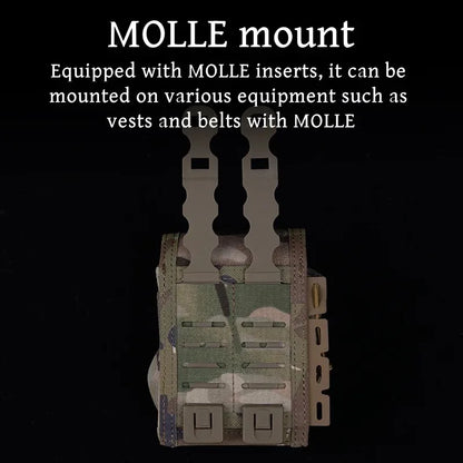 MOLLE First Aid Waist Bag – Portable Survival Kit Pouch, Camo EDC Accessory Bag for Outdoor Hunting