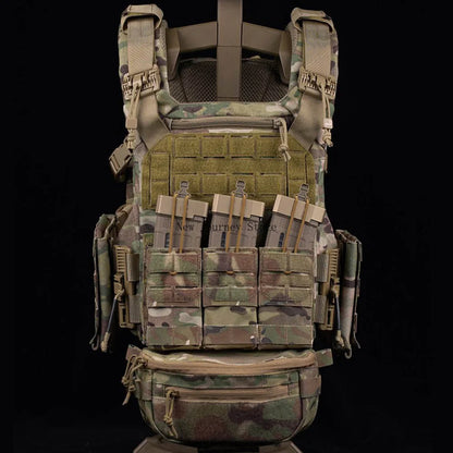 Tactical Hanger Pouch Compact Abdominal Dangler Pack Quick Release Shoulder Bag Integrates Hunting Vest Plate Carrier Airsoft