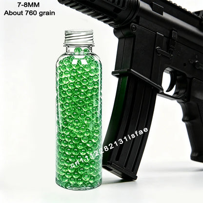 S2-Super Tough Squeezeproof Frosted Transparent EVA Pellets Uniform Full 50000Pcs 7-8mm 14+ Adult Wargame Spare Ammo