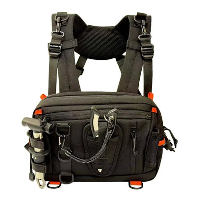 Tactical Chest Bag Multi-Functional Convenient Hiking Cycling Backpack Vest Bag Lure Fishing Bag Wholesale