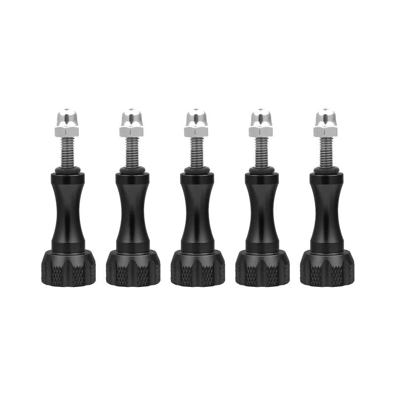 Aluminum Bolt Nut Thumb 1/4 Screws Mount for GoPro 13 12 11 10 9 8 DJI Osmo Action 5 6 Pro 4 Insta360 X6 X5 X4 Camera Accessory