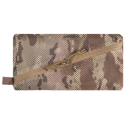 Compact Tactical Camouflage Storage Mesh Pouch Outdoor Hunting Camping MAG Tool Storage Bag 6x12inch Quick Drying Breathable