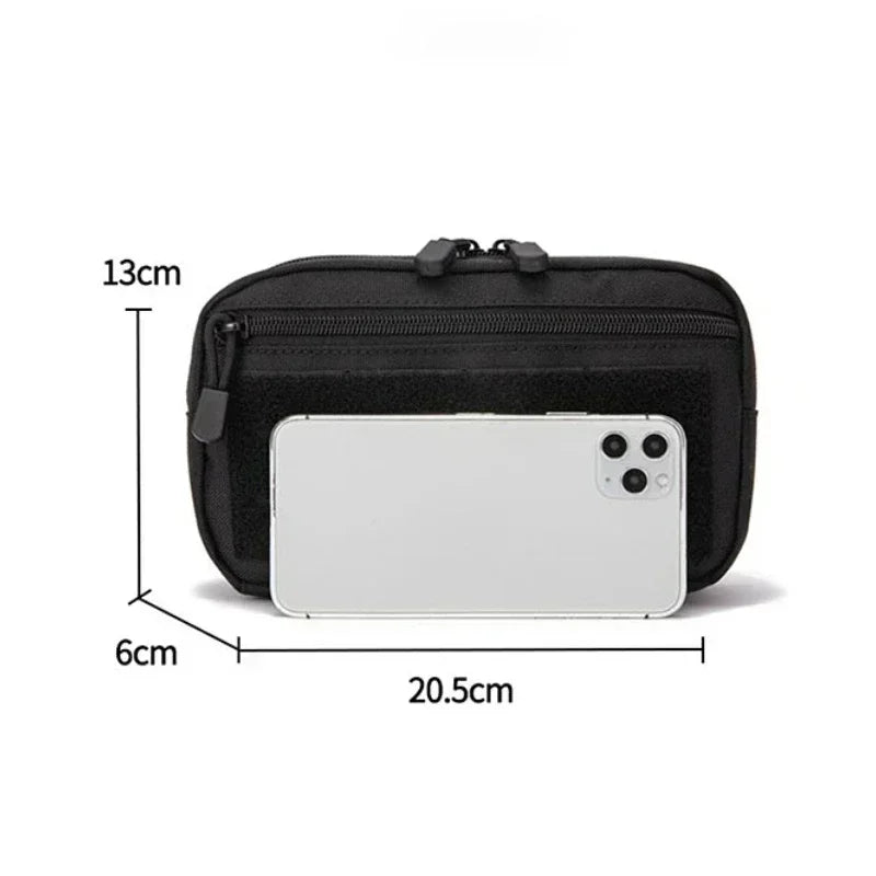 Tactical Molle Cell Phone Pouch EDC Pouch Waist Pack Emergency EMT Utility Tool Pouch First Aid Kit Pouch Hunting Bag