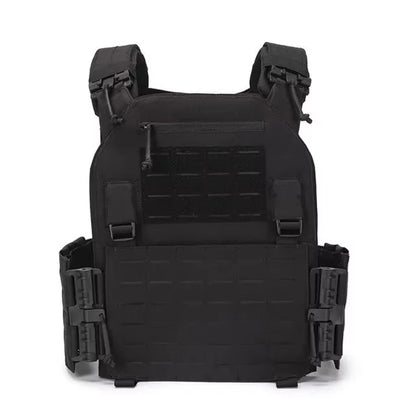 Tactical Vest 6094 Fast detachable light laser cut outdoor hunting black gear carry vest of high quality 1000d nylon
