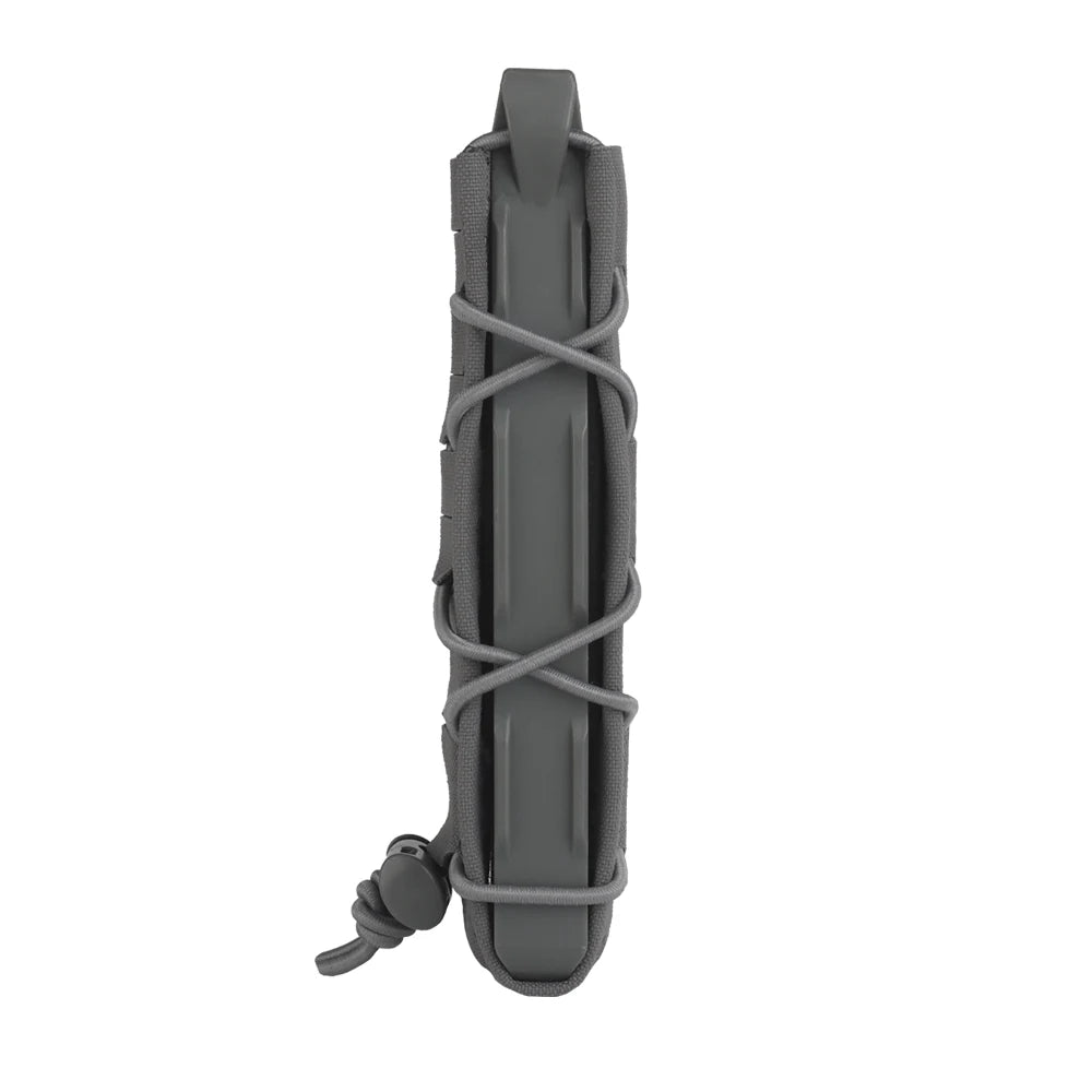 Tiger V2 Long Single Magazine Pouch Quick Release MOLLE Hook-Loop Clip Mag Carrier Holder Extended Mag MP5 MP7 MP9 UMP45 MPX