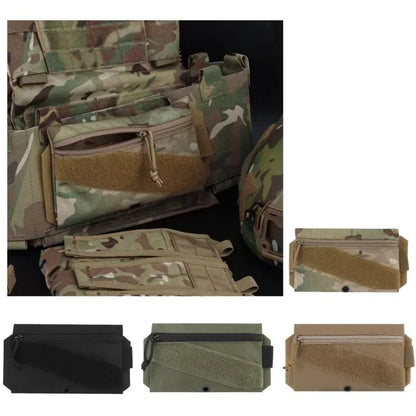 Tactical AC Candy Pouch with Velcro Fastener, Storage Bag for Airsoft Vest Plate Carrier