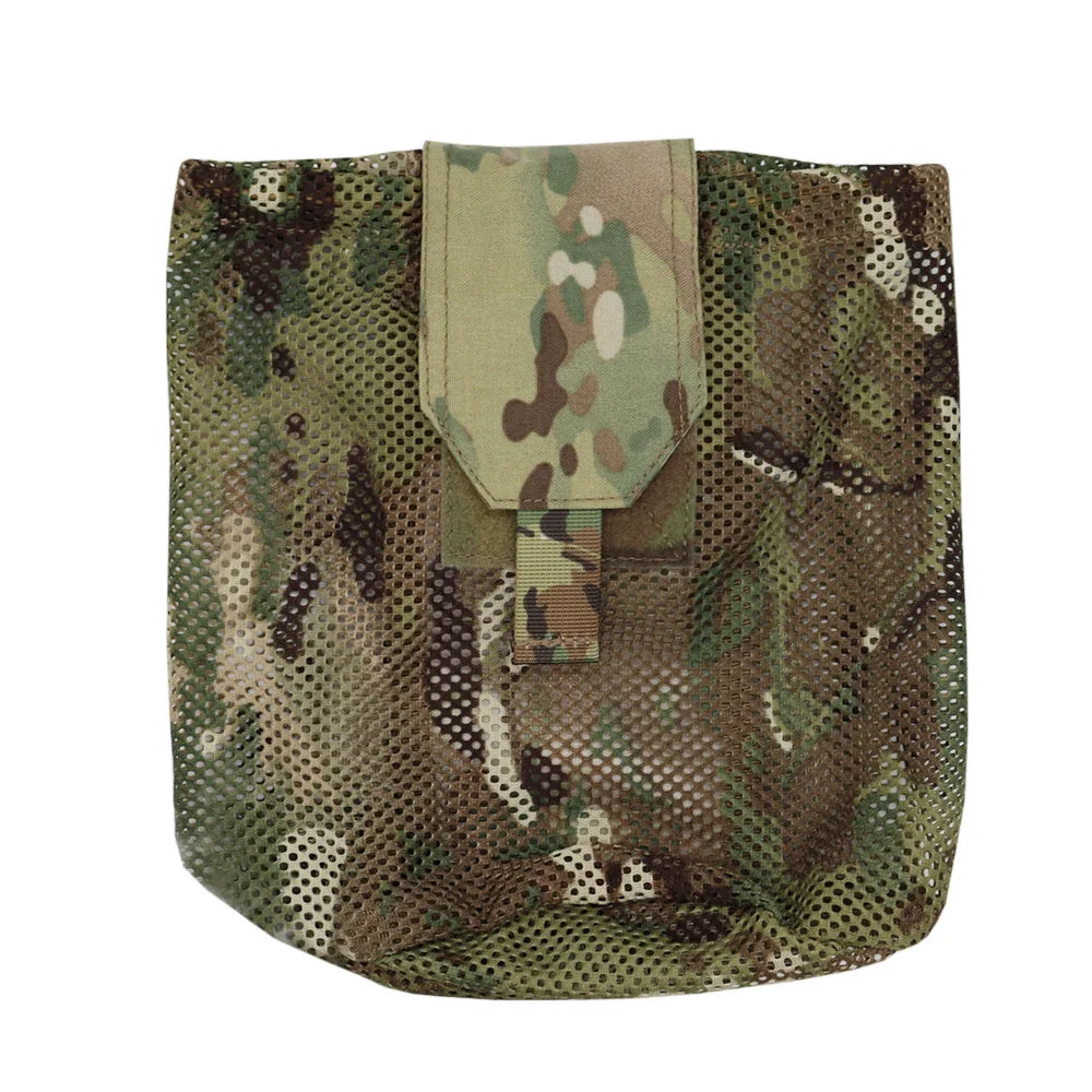 New Folding Mesh Drop Pouch Tactical Molle Magazine Dump Pouch Recycling Bag Hunting Airsoft Bags