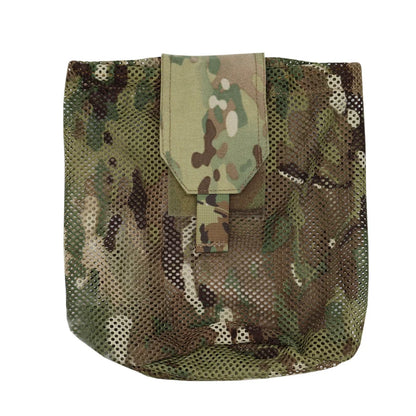 New Folding Mesh Drop Pouch Tactical Molle Magazine Dump Pouch Recycling Bag Hunting Airsoft Bags