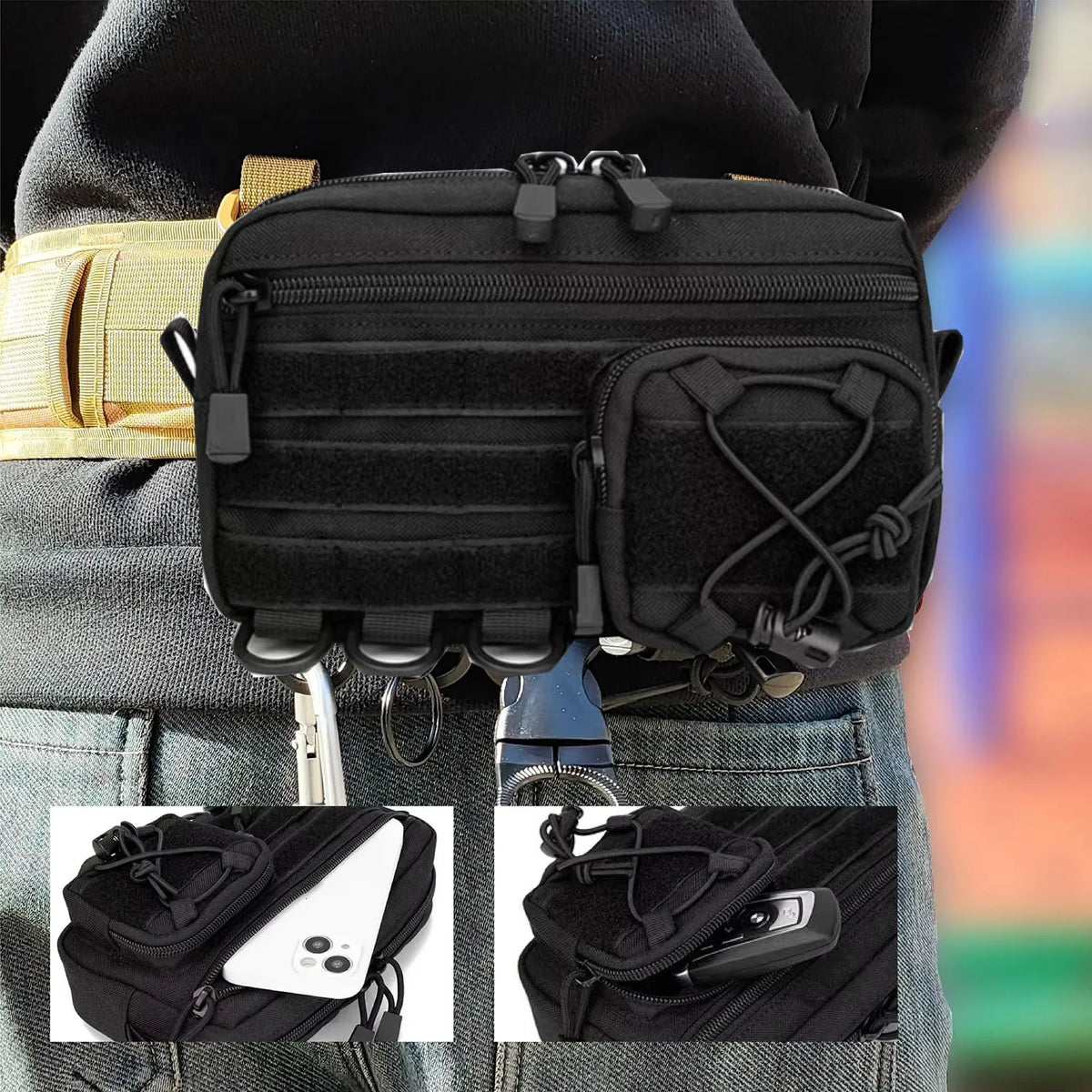 New Molle Waist Bag Tactical Medical First Aid Pouch Tool Gadget Pouch Outdoor Sports Hunting Bag Backpack Vest Accessories Bag