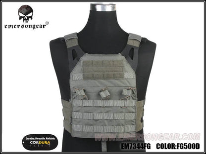EMERSON Tactical Vest MOLLE JPC Vest Airsoft Paintball Chest Protective Plate Carrier MC Combat Vest + Plates