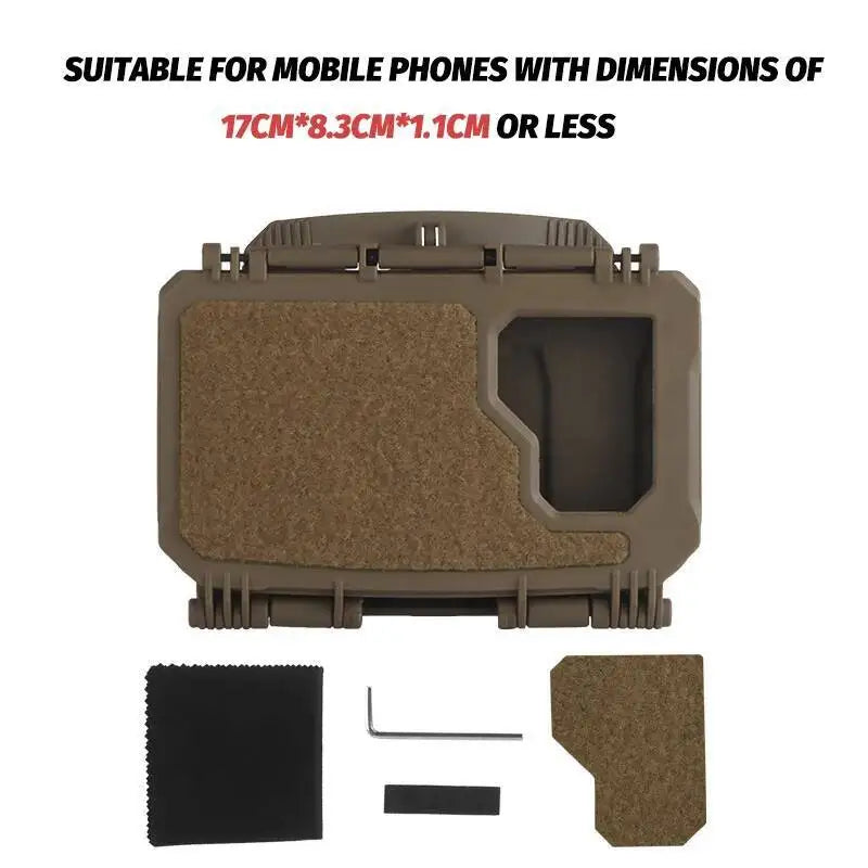 V2 PLUS Tactical Navigation Board  MOLLE Mobile Phone Box Hunting Vest Gear Ranger Green