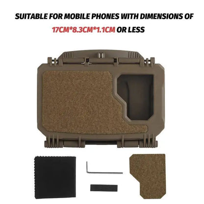V2 PLUS Tactical Navigation Board  MOLLE Mobile Phone Box Hunting Vest Gear Ranger Green
