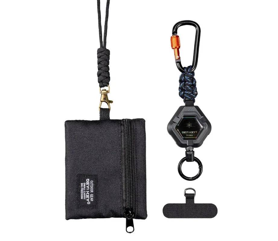 Outdoor Portable Wallet Card Bag, Ultra Light, Fashionable, Sports mini Portable Bag, Credit Card Wallet with Drawstring, Compact Storage Bag
