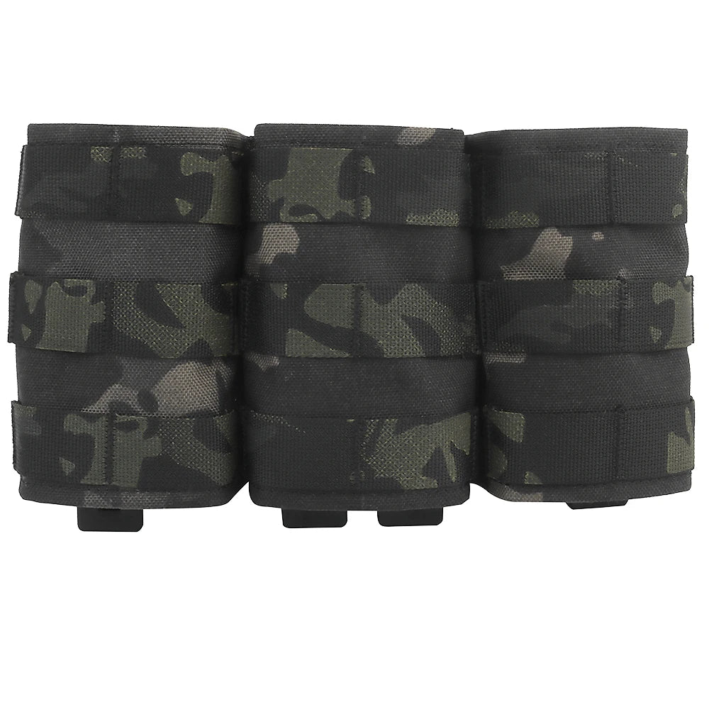 Tactical Molle 7.62 Triple Magazine Pouch Medium Open Top KYWI Kydex Wedge Insert Mag Pouch Holder Hunting Accessories