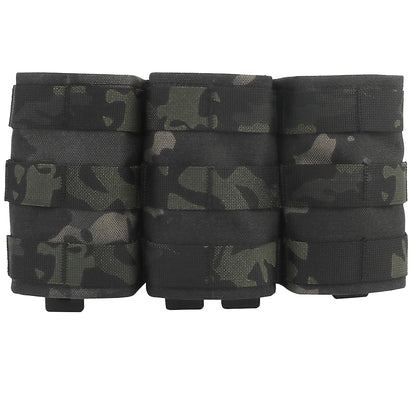 Tactical Molle 7.62 Triple Magazine Pouch Medium Open Top KYWI Kydex Wedge Insert Mag Pouch Holder Hunting Accessories