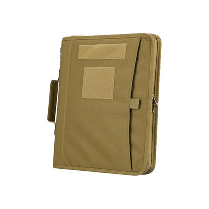 Tactical Padfolio Ring Binder with A4 A5 A6 Sheets of Loose-Leaf Paper Military Memorandum A5 Weatherproof Outdoor Notebook