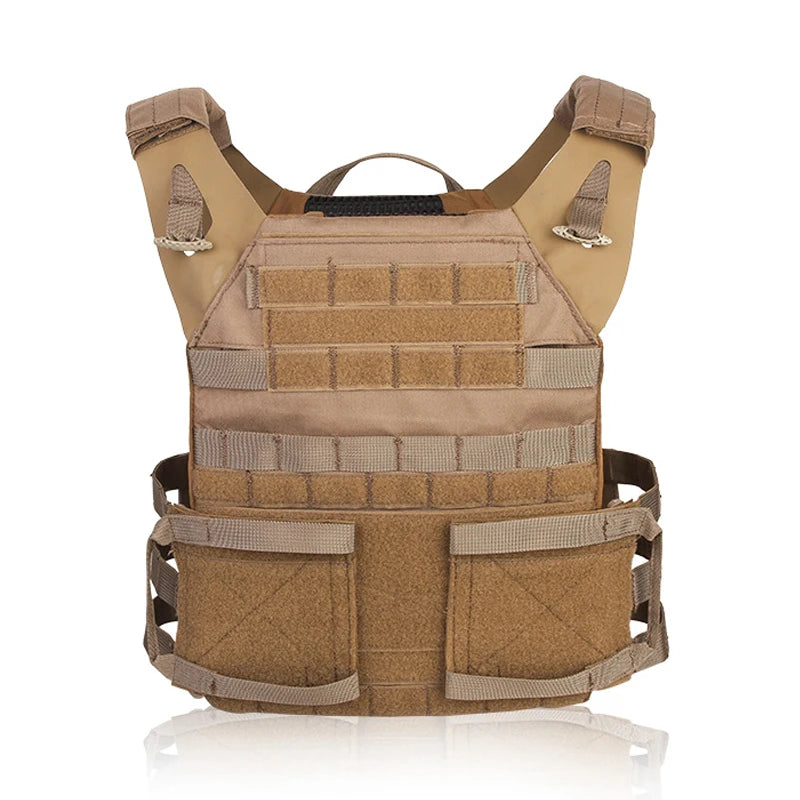 Emersongear Hunting Vest Assault Jum Plate Carrier Dummy Guard Body Armor Combat Hiking Camping Nylon Sports Outdoor