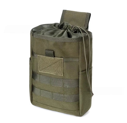 Foldable Molle Dump Drop Pouch Recycle Waist Pack Bags Outdoor Sport Hunting Utility EDC Tool Accessory Folding Recovery Bag