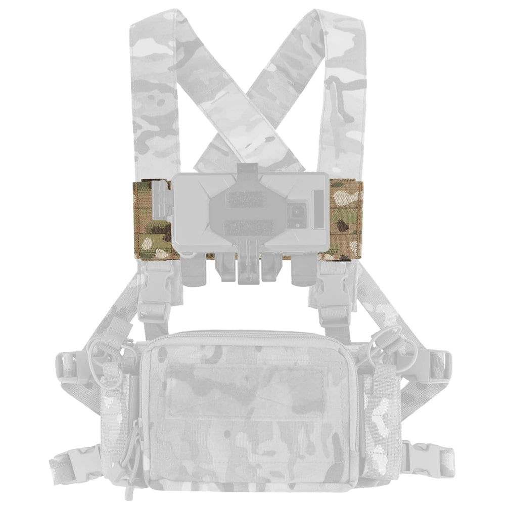 MOLLE Expansion Plate Chest Vest Rig Front Panel Phone Panel Airsoft Vest Accessories