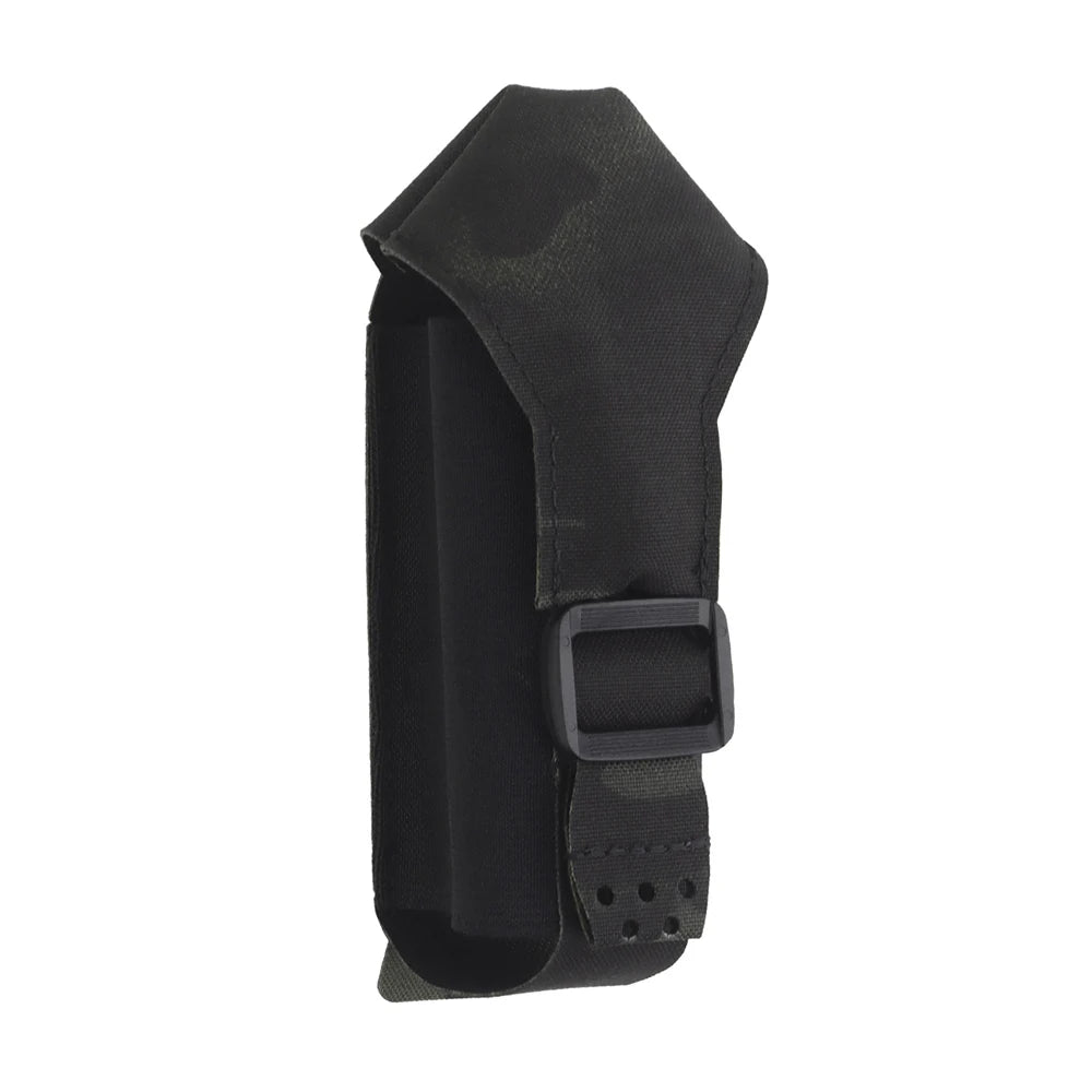 Tactical MOLLE Combat Single Magazine Bag Smoke Grenade Pouch Flexible Storage Bag  Elastic Tab/Fixed Hunting Training Gear