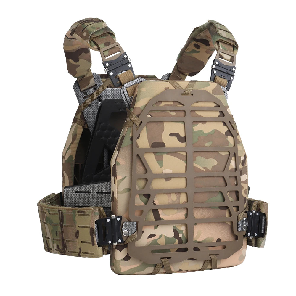 PFM Tactical Vest Lightweight Hunting Militar Plate Carrier Quick Release Paintball Airsoft Vest Protective Equipment