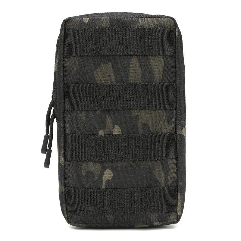 Molle Pouch Belt Waist Pack Men Small Pocket Camouflage Survival Tool Bag for Running Travel Camping Hunting Airsoft