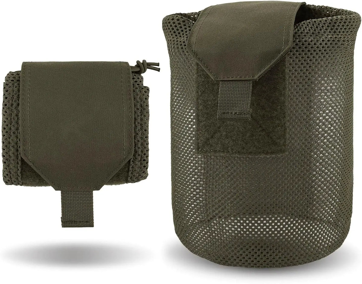 Tactical Pouch Dump Pouch Molle Net Recovery Pocket Charger Foldable for Belt Vest Tactical Backpack