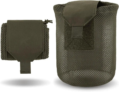 Tactical Pouch Dump Pouch Molle Net Recovery Pocket Charger Foldable for Belt Vest Tactical Backpack