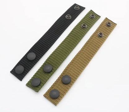 4Pcs Tactical Belt Buckle Heavy Duty Belt Keeper Portable Webbing Strap Military Belt Equipment Accessories for Outdoor Sports