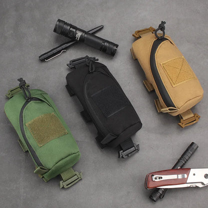 Outdoor Emergency EDC Pouch Molle Tactical Waist Bag Phone Pack Sports Climbing Running Accessories Tool Hunting Bags