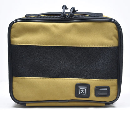 SOETAC Tactical Warmer Gun Bag Molle Nylon Handgun Bag Portable Pistol Case Soft Protective Storage Hunting Handbag Padded