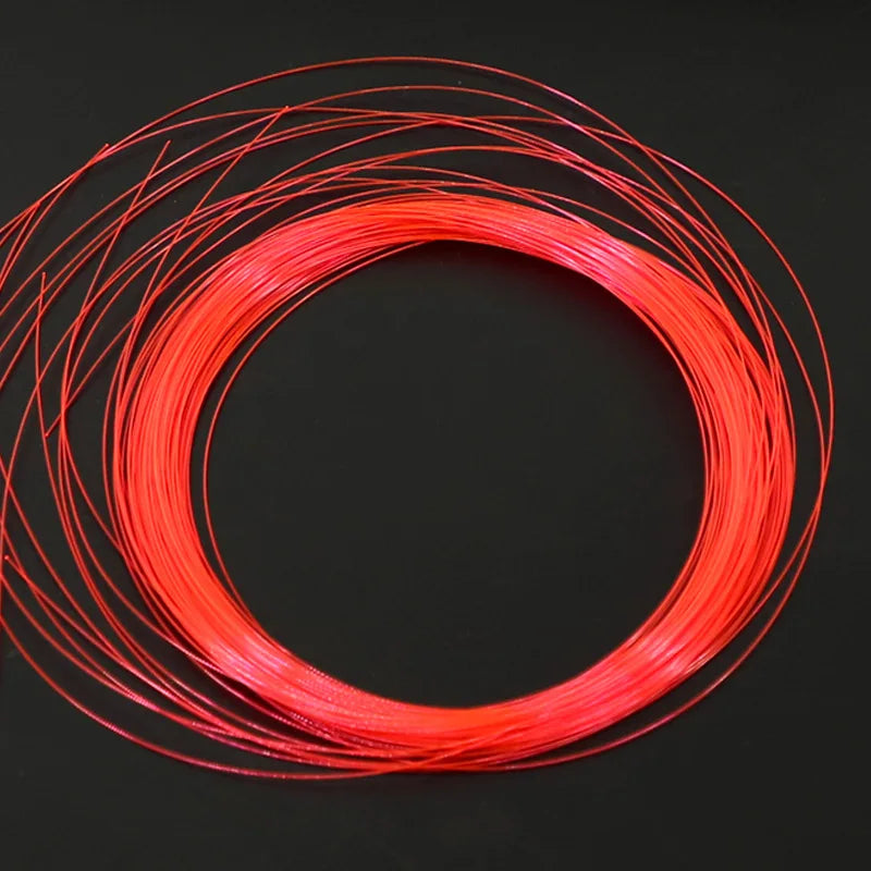 50cm Fiber Optic Bow Sight Replacement Pin 0.5mm 0.75mm 1.0mm  Red Green Slingshot Compound Bow Hunting Fiber Accessory