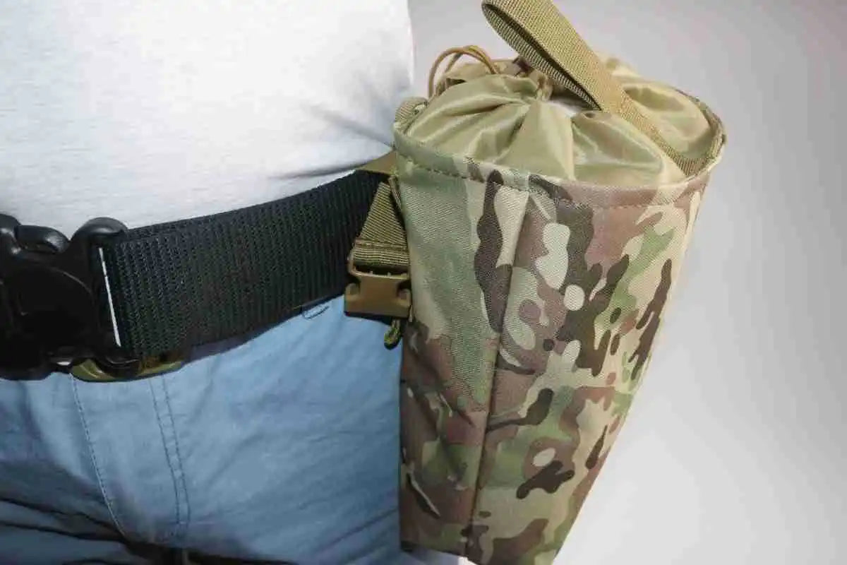 Folding Molle Magazine Dump Drop Pouch Waist Pack Hunting Accessories Ammo EDC Tool Bag Foldable Utility Recovery Mag Holster