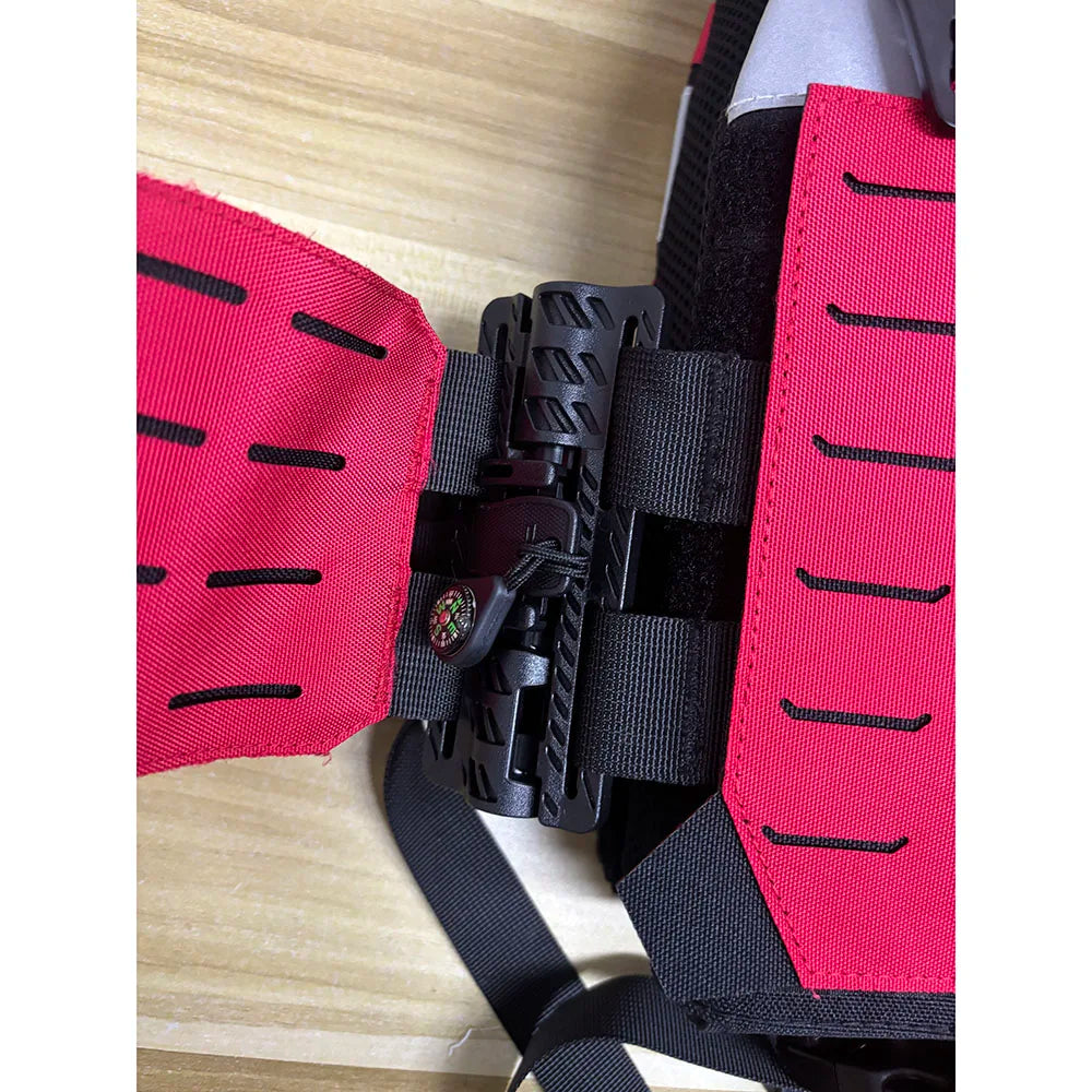 Lightweight Tactical Vest MOLLE Module Quick Disassembly CS Training Equipment Breathable Multifunctional Protection Rescue Vest