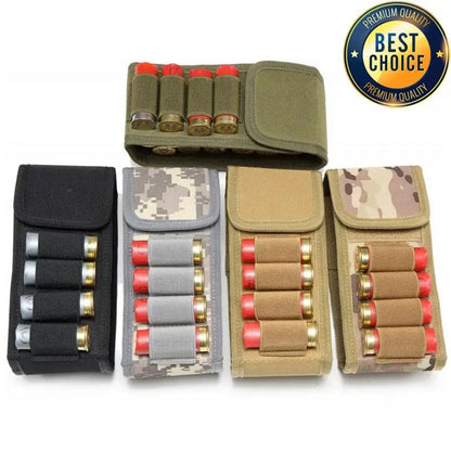 Tactical 16 Round Ammunition Holder 12G Shotgun Molle Bag Magazine Refresh Bullet Combat Bag Hunting Shooting Shell Shell Bag