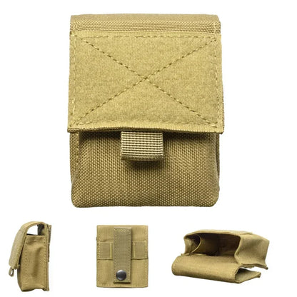 Small Molle Pouch Utility Mini Wallet EDC Tool Waist Pack Organizer Outdoor Hiking Camping Hunting Accessories Ammo Mag Bag