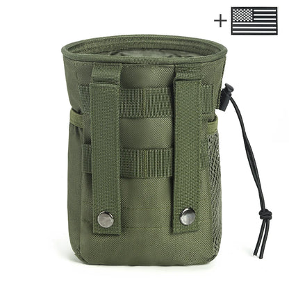 Rock Climbing Chalk Bag - Durable Nylon Waist Bag with Mesh Pocket and Drawstring Closure, Suitable for Outdoor Exploration