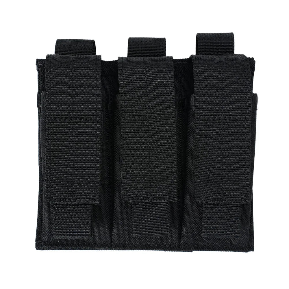 9mm Magazine Pouch Single Double Mag Bag Outdoor Molle Open-Top Magazine Pouch for M1911 92F Torch Bag Triple Bag