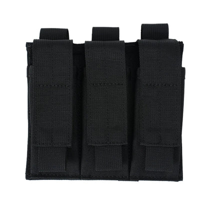 9mm Magazine Pouch Single Double Mag Bag Outdoor Molle Open-Top Magazine Pouch for M1911 92F Torch Bag Triple Bag
