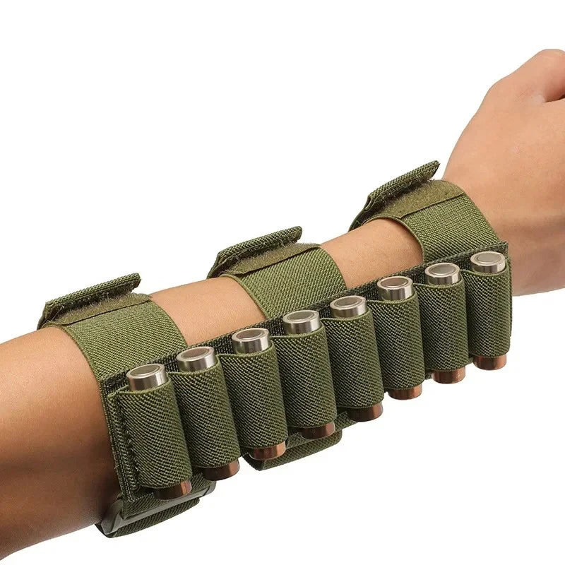 Quick Reloads Forearm 8 Rounds Shotgun Shotshell Holder Pro Detachable Arm Bullet Pouch Hunting Shotgun Shell Accessory Bag