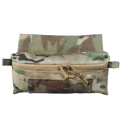 Tactical Plate Carrier Airsoft Vest Front Chest Mini Dangler Drop Pouch V5 FC JPC CPC LBT D3CR MK3 MK4 Front Panel Storage Bag