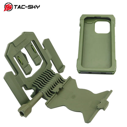 TAC-SKY Tactical Vest Phone Case with Mount for iPhone 14 Series & iPhone 15 Series Phones（for iPhone 14 15/ Plus/Pro/ Pro Max）