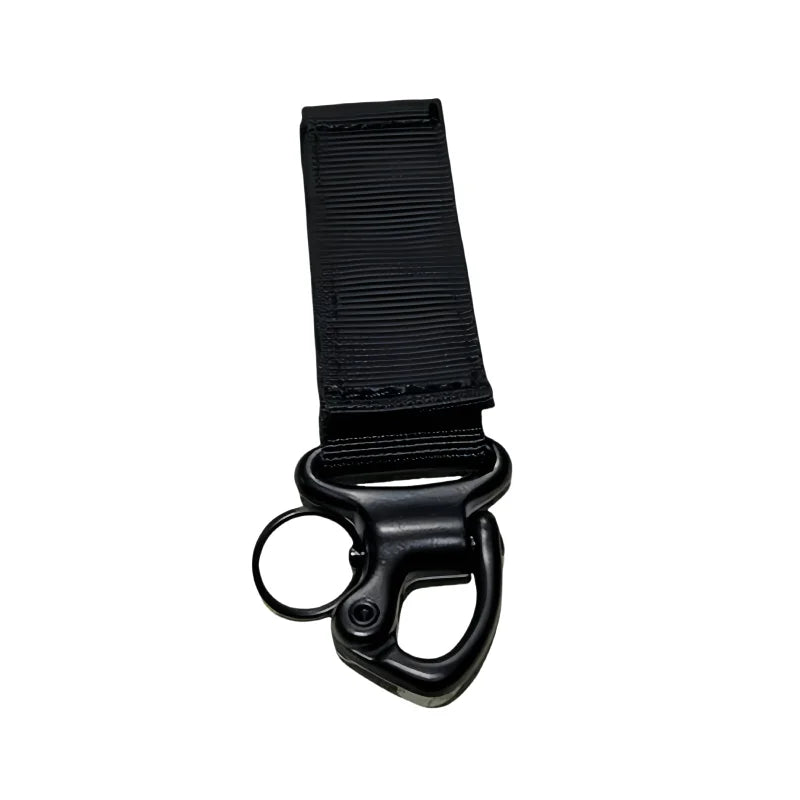 Tactical Nylon Key Hook Webbing Buckle Hanging System Molle Waist Belt Buckle Vest Hanging Metal Accessories Gear